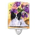 thumbnail image 1 of Caroline's Treasures SS8288CNL Papillon Ceramic Night Light, 6x4x3", multicolor, 1 of 2