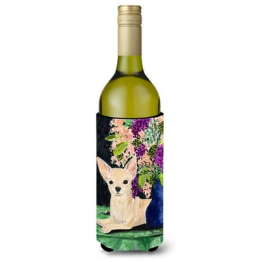 Caroline's Treasures SS8289LITERK Chihuahua Wine Bottle Hugger, Wine Bottle, multicolor