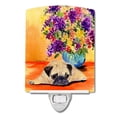 thumbnail image 1 of Caroline's Treasures SS8294CNL Pug Ceramic Night Light, 6x4x3", multicolor, 1 of 2