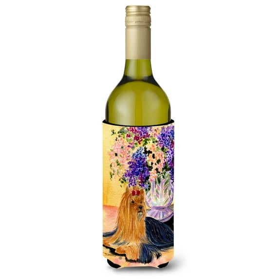 Caroline's Treasures SS8304LITERK Yorkie Wine Bottle Hugger, Wine Bottle, multicolor