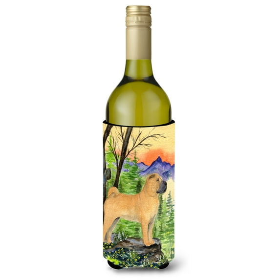 Caroline's Treasures SS8324LITERK Shar Pei Wine Bottle Hugger, Wine Bottle, multicolor