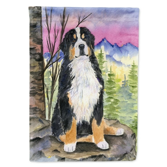 Caroline's Treasures SS8336-FLAG-PARENT Bernese Mountain Dog Flag, , multicolor