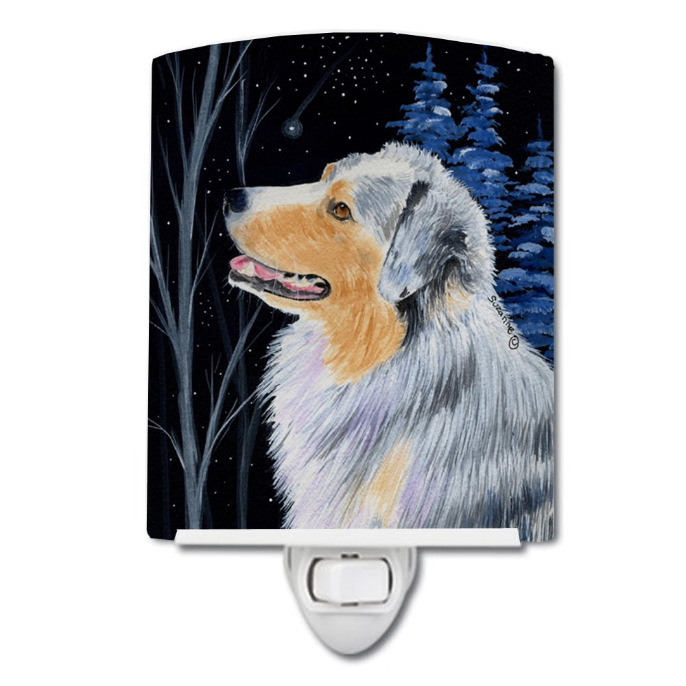 Caroline's Treasures German Shepherd Ceramic Soap Dispenser - Colorful Art, 7" High