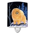 thumbnail image 1 of Caroline's Treasures SS8396CNL Starry Night Pomeranian Ceramic Night Light, 6x4x3", multicolor, 1 of 2
