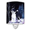 thumbnail image 1 of Caroline's Treasures SS8399CNL Starry Night Portuguese Water Dog Ceramic Night Light, 6x4x3", multicolor, 1 of 2
