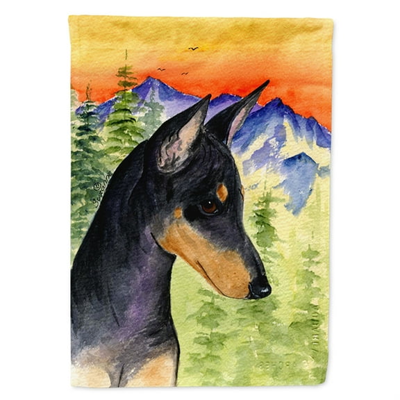 Caroline's Treasures SS8425-FLAG-PARENT Manchester Terrier Flag, , multicolor