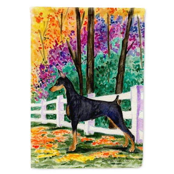 Caroline's Treasures SS8428-FLAG-PARENT Doberman Flag, , multicolor