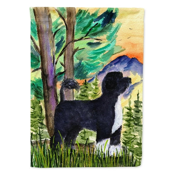 Caroline's Treasures SS8429-FLAG-PARENT Portuguese Water Dog Flag, , multicolor