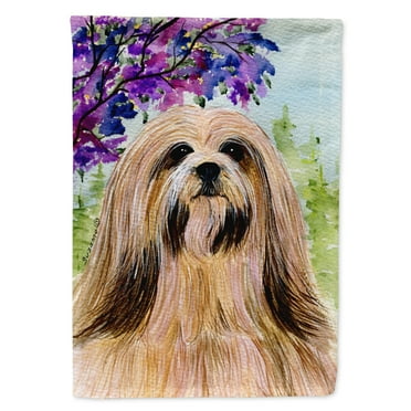 Caroline's Treasures SS8436-FLAG-PARENT Lhasa Apso Flag, , multicolor