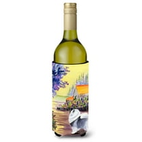 Caroline's Treasures SS8452LITERK Keeshond Wine Bottle Hugger, Wine Bottle, multicolor