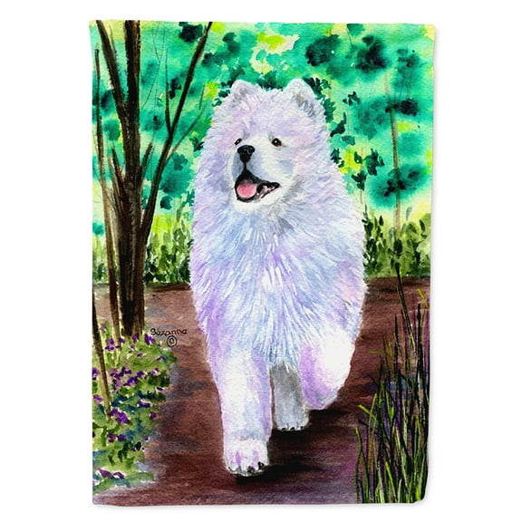 Caroline's Treasures SS8458-FLAG-PARENT Samoyed Flag, , multicolor