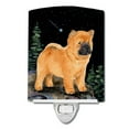 thumbnail image 1 of Caroline's Treasures SS8488CNL Starry Night Chow Chow Ceramic Night Light, 6x4x3", multicolor, 1 of 2