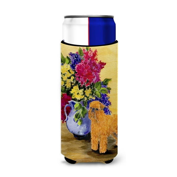 Caroline's Treasures SS8543MUK Brussels Griffon Ultra Hugger for slim cans, Slim Can, multicolor