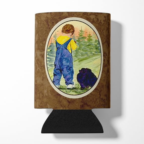 Caroline's Treasures SS8544CC Little Boy with his Pomeranian Can or Bottle Hugger, Can Hugger, multicolor