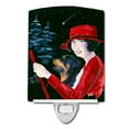 thumbnail image 1 of Caroline's Treasures SS8551CNL Lady driving with her Rottweiler Ceramic Night Light, 6x4x3", multicolor, 1 of 2