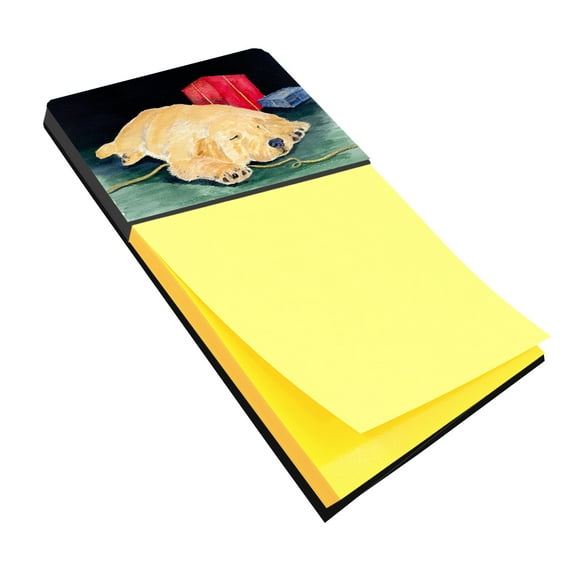 Caroline's Treasures SS8576SN Golden Retriever Sticky Note Holder, Large, multicolor