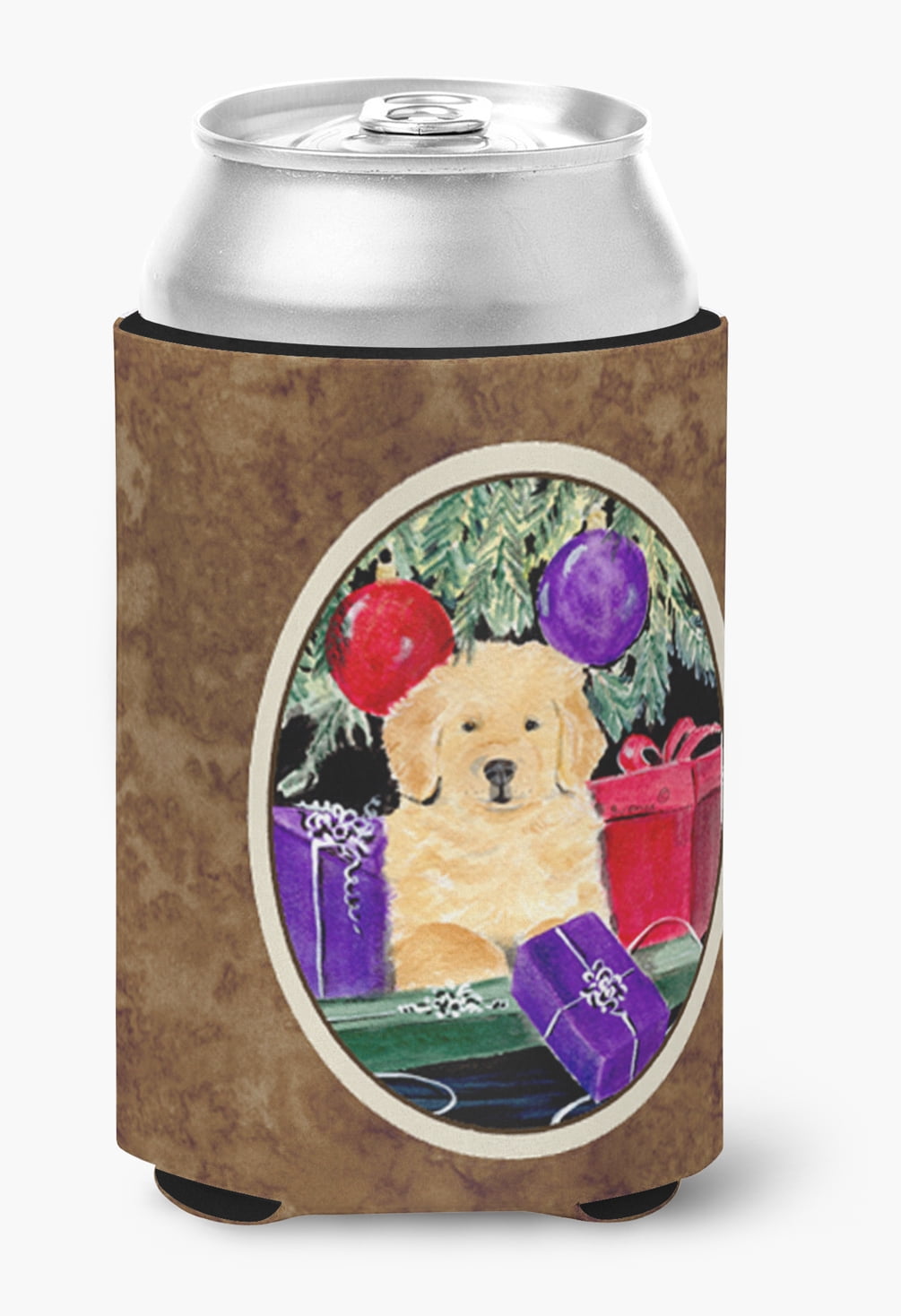 Caroline's Treasures SS8581CC Golden Retriever Can or Bottle Hugger, Can Hugger, multicolor