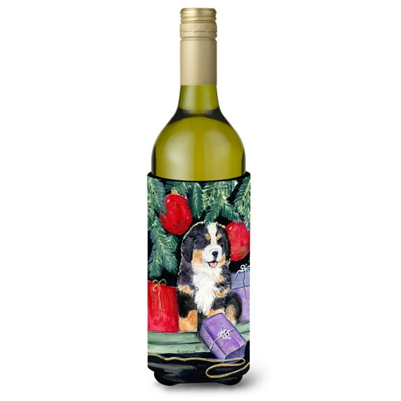 Caroline's Treasures SS8583LITERK Bernese Mountain Dog Wine Bottle Hugger, Wine Bottle, multicolor