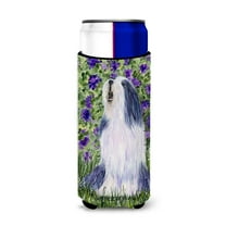 Caroline's Treasures SS8602MUK Bearded Collie Ultra Hugger for slim cans, Slim Can, multicolor