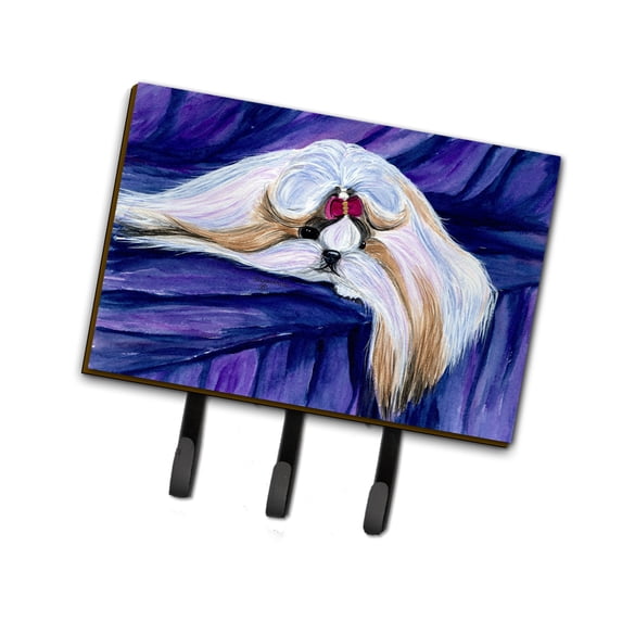 Caroline's Treasures SS8605TH68 Shih Tzu Leash or Key Holder, Triple Hook, multicolor