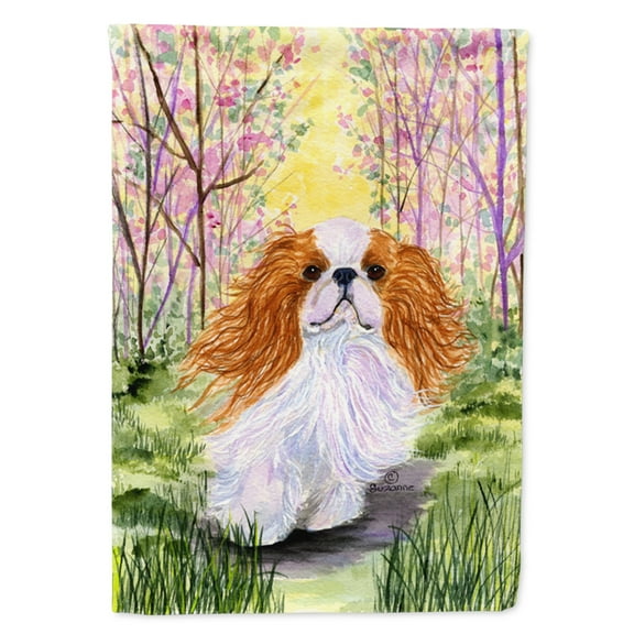 Caroline's Treasures SS8613-FLAG-PARENT English Toy Spaniel Flag, , multicolor