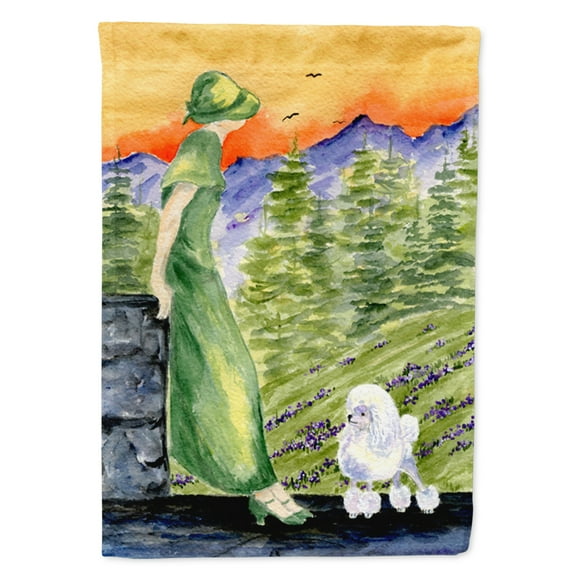 Caroline's Treasures SS8618-FLAG-PARENT Poodle Flag, , multicolor