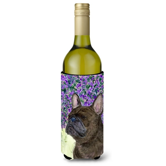 Caroline's Treasures SS8676LITERK French Bulldog Wine Bottle Hugger, Wine Bottle, multicolor