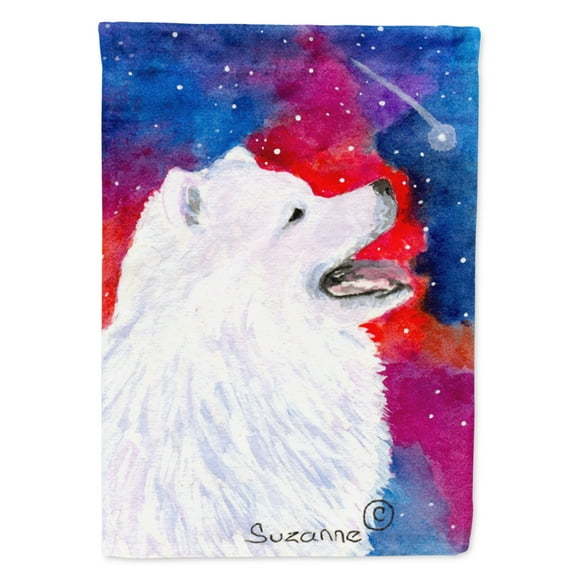 Caroline's Treasures SS8752-FLAG-PARENT Samoyed Flag, , multicolor