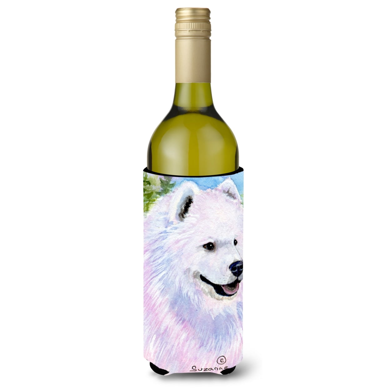 Caroline's Treasures Samoyed Wine Bottle Hugger