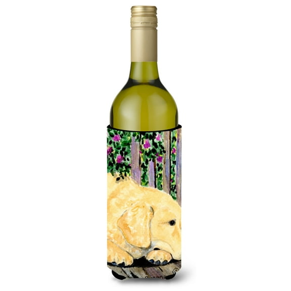 Caroline's Treasures SS8756LITERK Golden Retriever Wine Bottle Hugger, Wine Bottle, multicolor