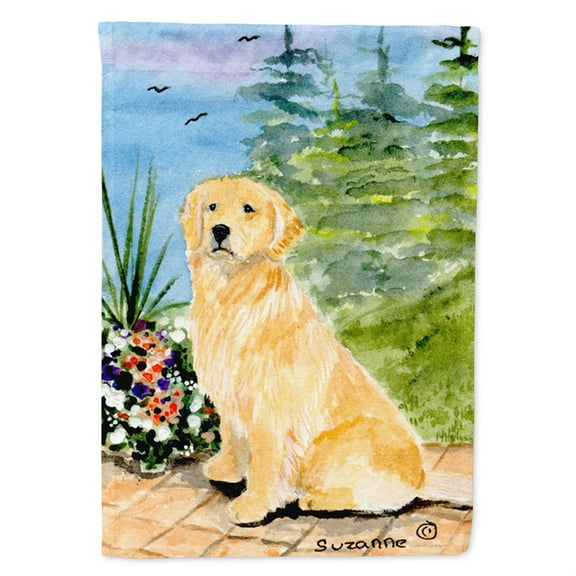 Caroline's Treasures SS8758-FLAG-PARENT Golden Retriever Flag, , multicolor