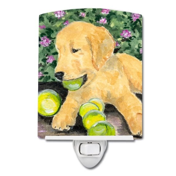 Caroline's Treasures SS8759CNL Golden Retriever Ceramic Night Light, 6x4x3", multicolor
