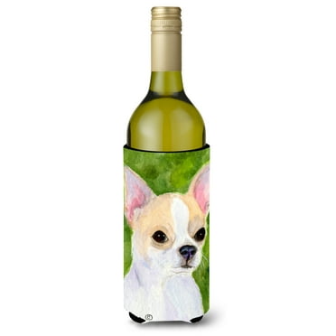 Caroline's Treasures SS8786LITERK Chihuahua Wine Bottle Hugger, Wine Bottle, multicolor