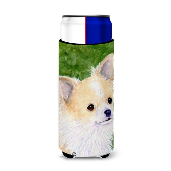 Caroline's Treasures SS8788MUK Chihuahua Ultra Hugger for slim cans, Slim Can, multicolor