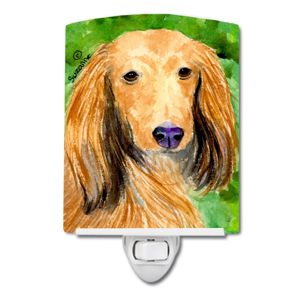 Caroline's Treasures SS8790CNL Dachshund Ceramic Night Light, 6x4x3", multicolor