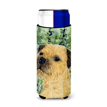 Caroline's Treasures SS8801MUK Border Terrier Ultra Hugger for slim cans, Slim Can, multicolor