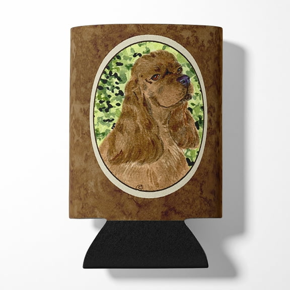 Caroline's Treasures SS8807CC Cocker Spaniel Can or Bottle Hugger, Can Hugger, multicolor