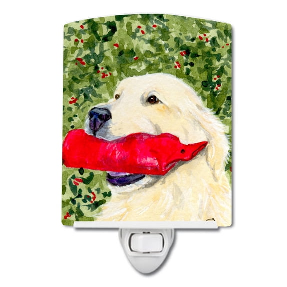 Caroline's Treasures SS8813CNL Golden Retriever Ceramic Night Light, 6x4x3", multicolor