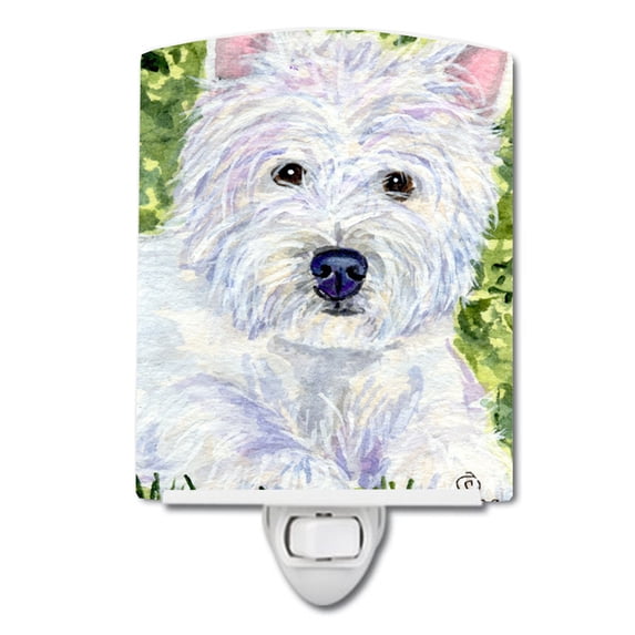 Caroline's Treasures SS8835CNL Westie Ceramic Night Light, 6x4x3", multicolor