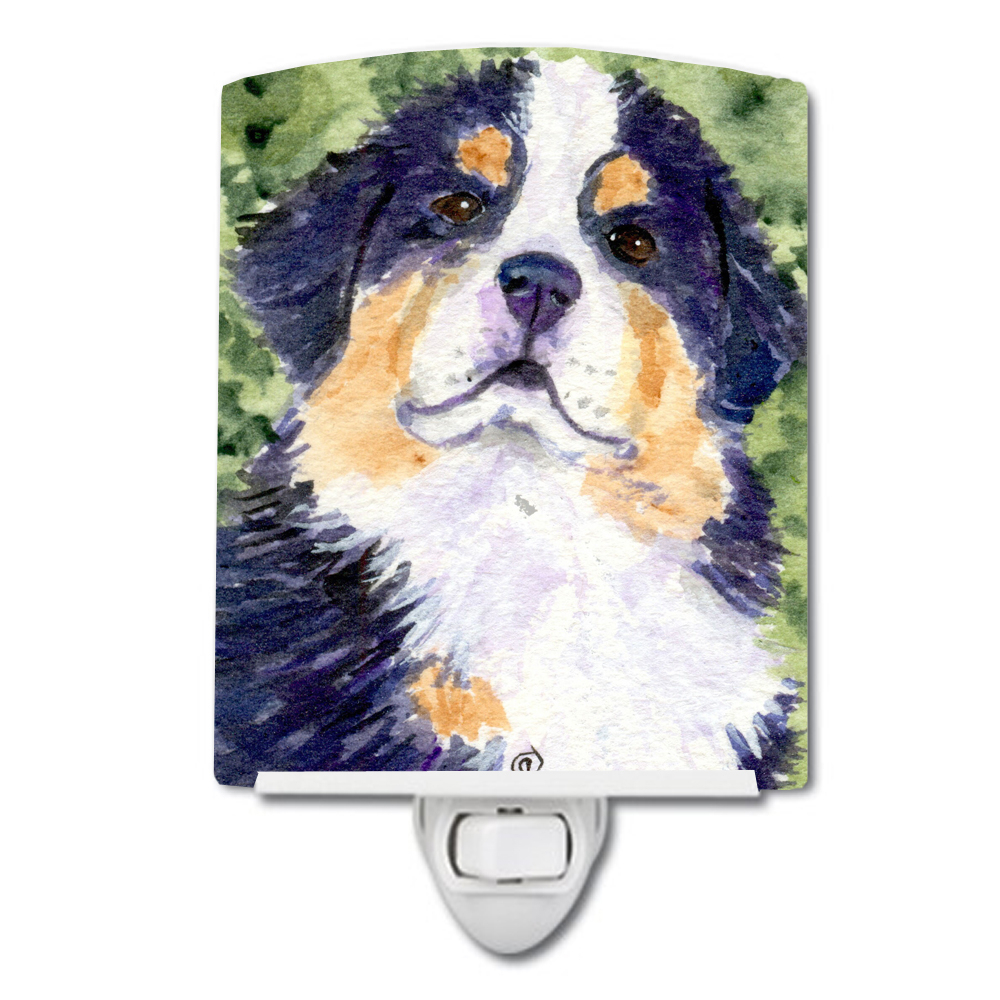 Caroline's Treasures Bandiera Da Giardino Ringraziamento Con Cane Bovaro Del Bernese – 28x40 Cm Doppia Faccia