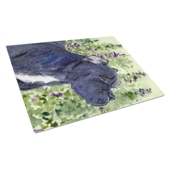 Caroline's Treasures SS8841LCB Cane Corso Glass Cutting Board Large, 12H x 16W, multicolor