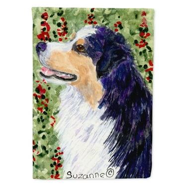 Caroline's Treasures SS8845-FLAG-PARENT Australian Shepherd Flag, , multicolor