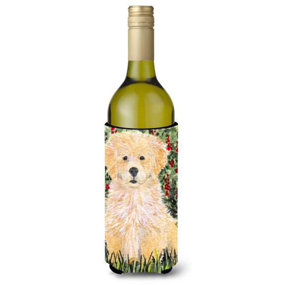 Caroline's Treasures SS8857LITERK Golden Retriever Wine Bottle Hugger, Wine Bottle, multicolor
