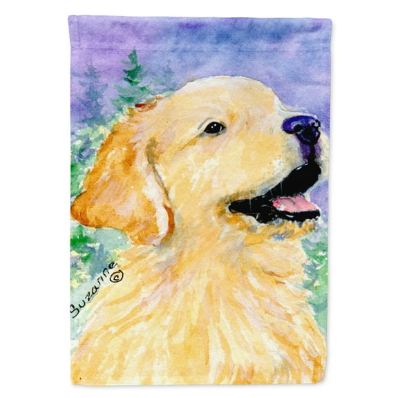 Caroline's Treasures SS8904-FLAG-PARENT Golden Retriever Flag, , multicolor
