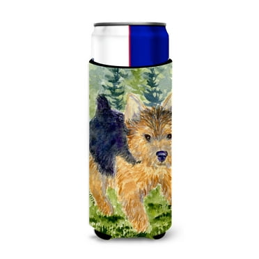 Caroline's Treasures SS8907MUK Norwich Terrier Ultra Hugger for slim cans, Slim Can, multicolor