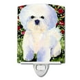 thumbnail image 1 of Caroline's Treasures SS8914CNL Bichon Frise Ceramic Night Light, 6x4x3", multicolor, 1 of 2
