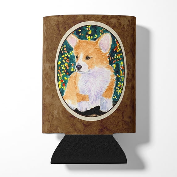 Caroline's Treasures SS8967CC Corgi Can or Bottle Hugger, Can Hugger, multicolor