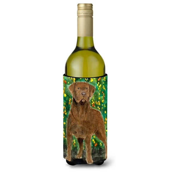 Caroline's Treasures SS8969LITERK Chesapeake Bay Retriever Wine Bottle Hugger, Wine Bottle, multicolor
