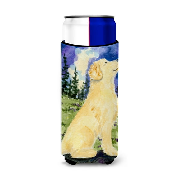 Caroline's Treasures SS8977MUK Golden Retriever Ultra Hugger for slim cans, Slim Can, multicolor