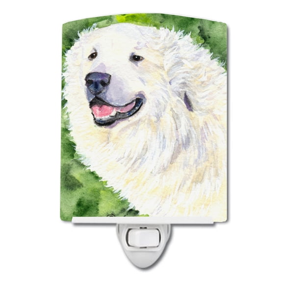 Caroline's Treasures SS8981CNL Great Pyrenees Ceramic Night Light, 6x4x3", multicolor
